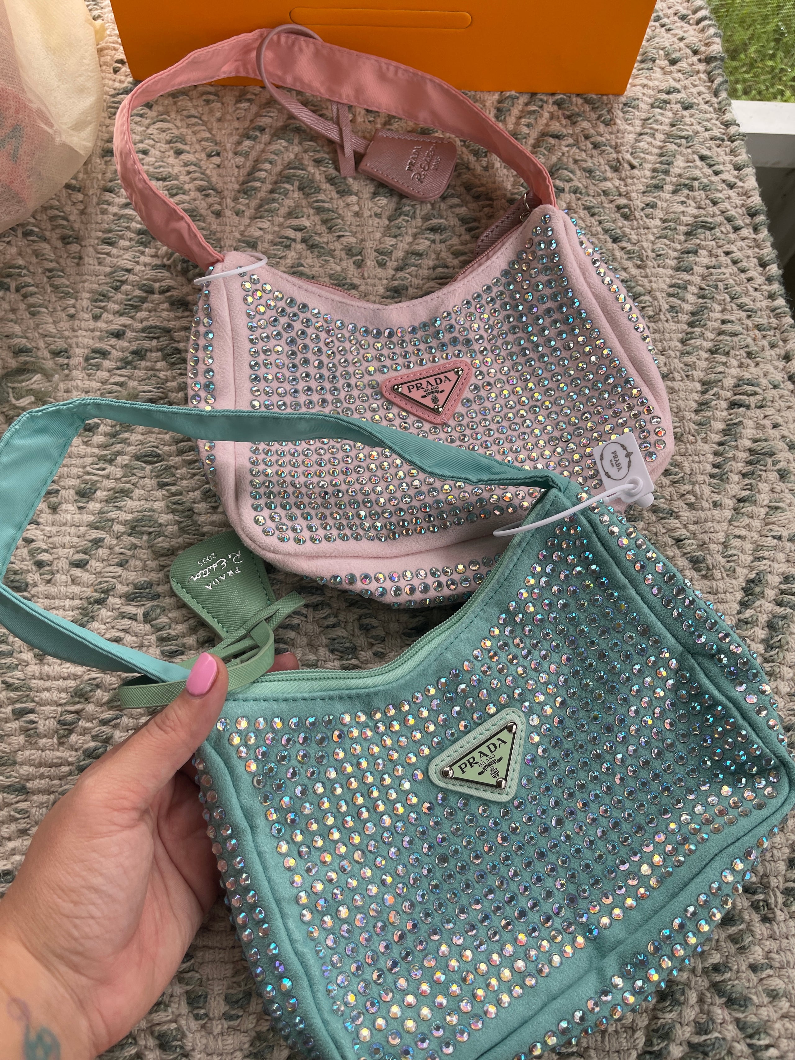 PRADA sparkly bags miBoutique By Jen